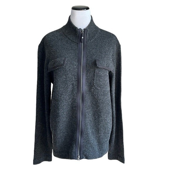 NWT Royal Robbins Ashby Wool Blend Zip Up Cardigan Chest Pockets Size XL - Picture 1 of 12